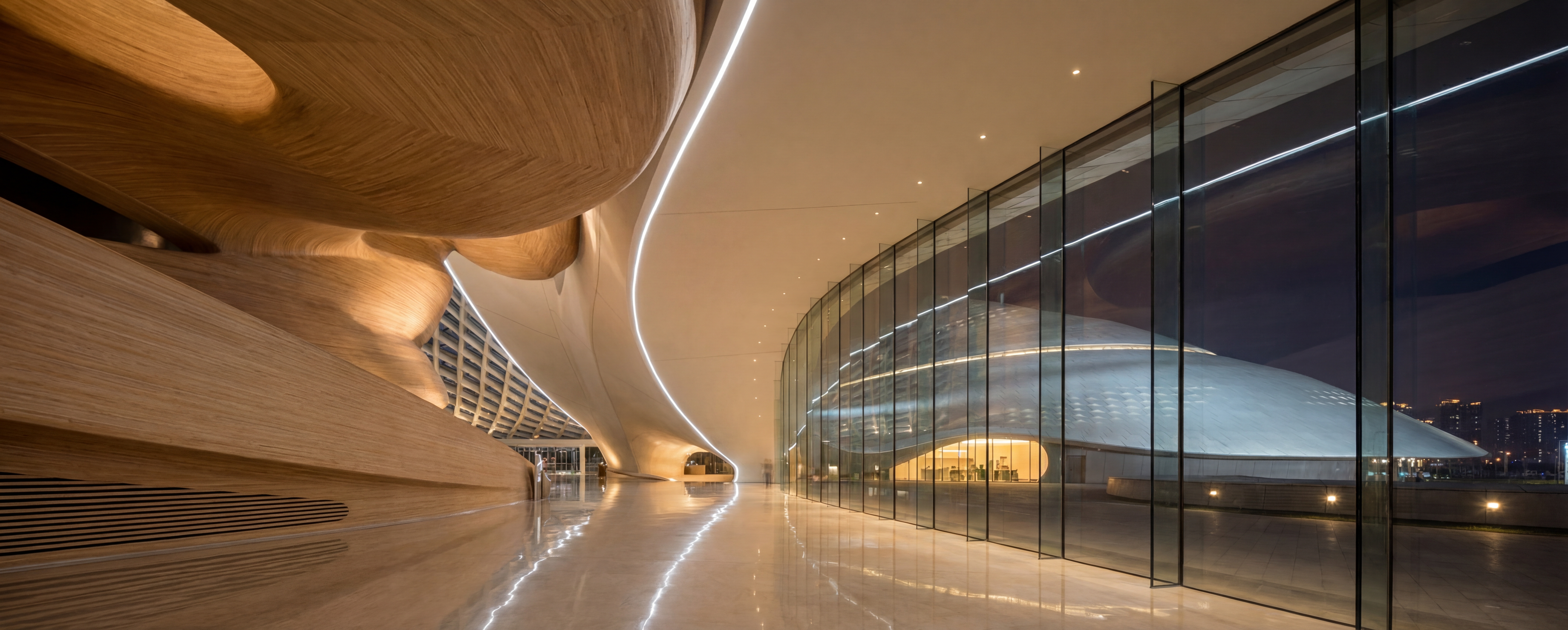 Hospitality — Hotel architecture night rendering